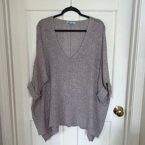 She + Sky open knit sweater
